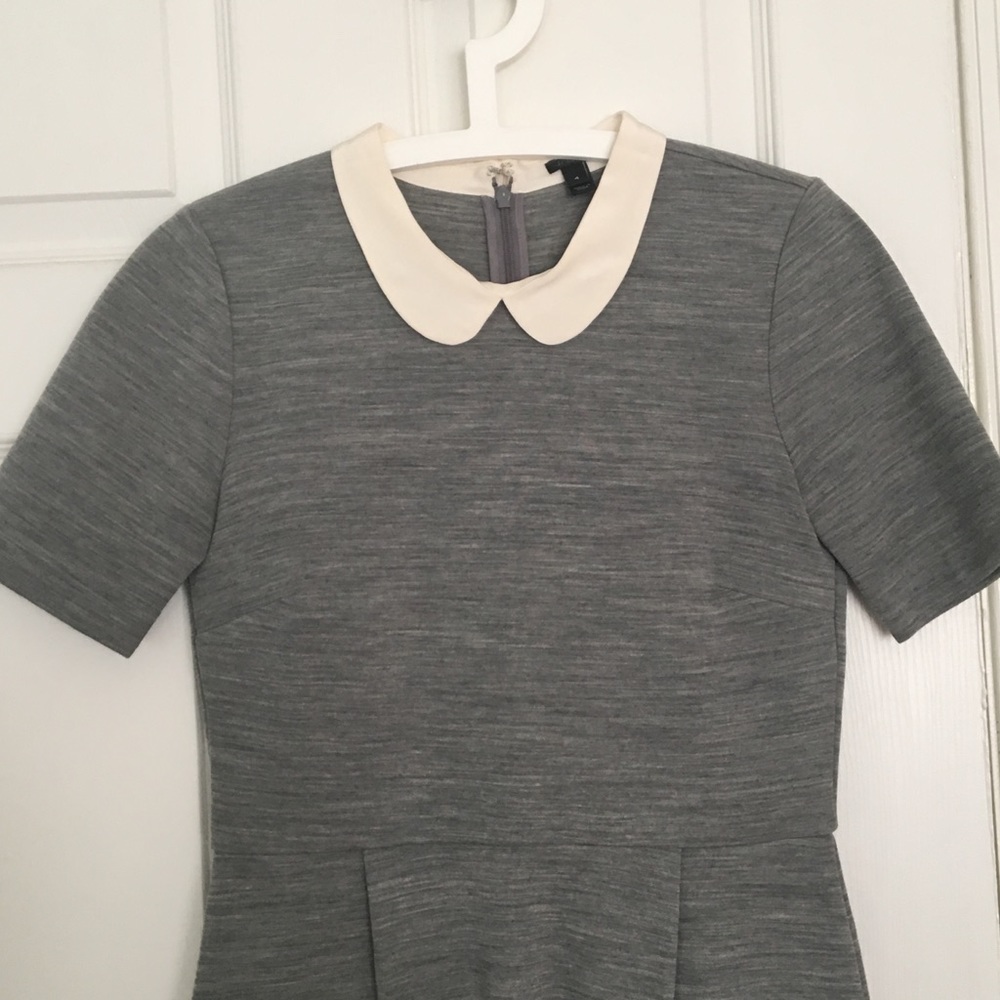 J. Crew Collared Ponte Dress